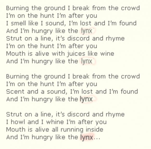 Hungry_like_the_lynx