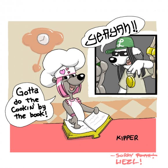 Kipper-cookinbythebook