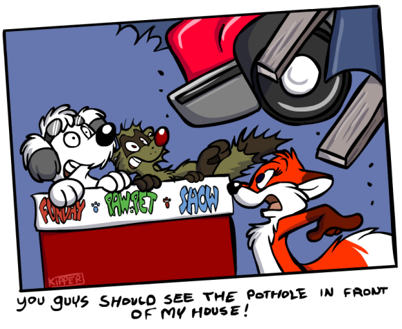 Kipper-pothole