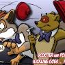 Poink and Scooter's Kickline
