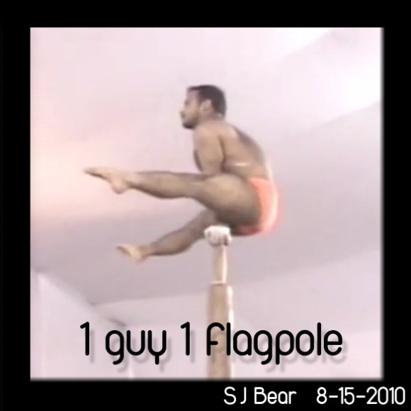 SJ_Bear-artjam4-oneflagpole