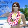 Tahisha Gets Lei'd 1