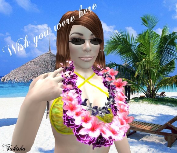 Tahisha Gets Lei'd 2