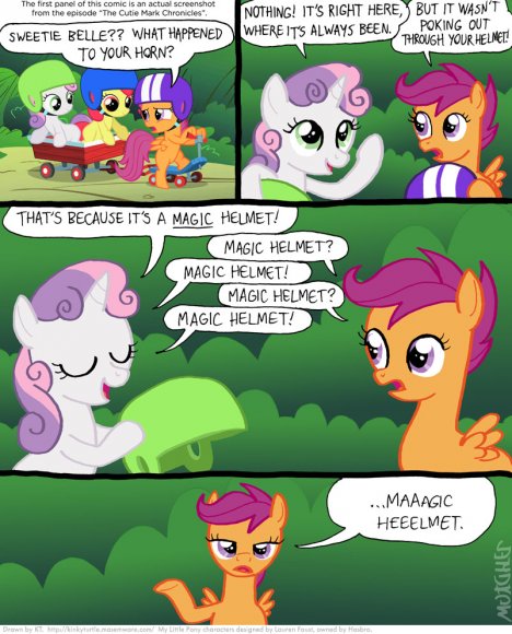24246 - apple_bloom artist KTurtle comic looney_tunes scootaloo Sweetie_Belle