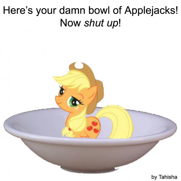 bowl of Applejack
