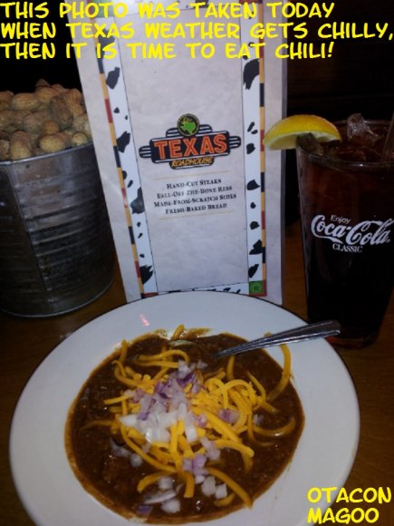 Texas cold weather comfort food