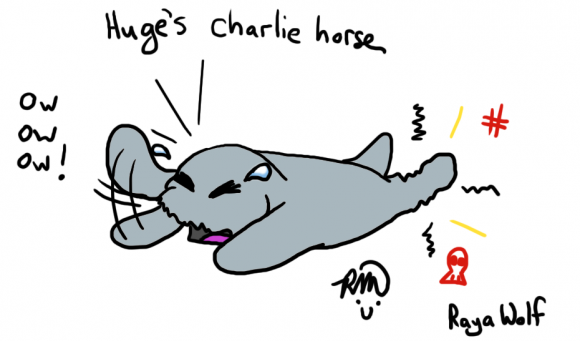 Huge Charlie Horse