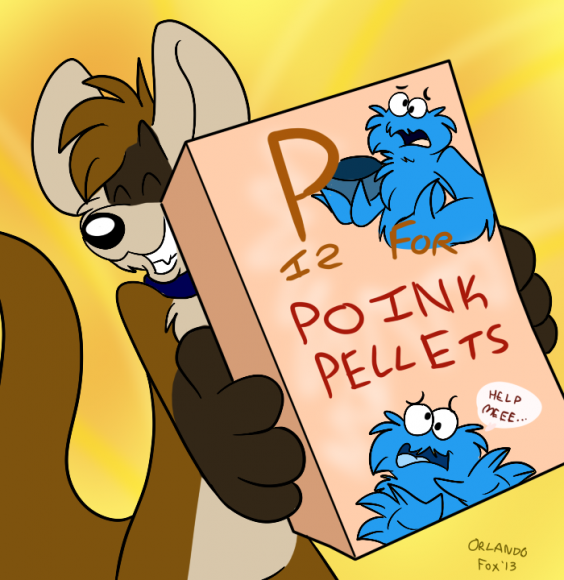 OrlandoFox - New Poink Cereal, Sponsered by COOKIE MONSTER