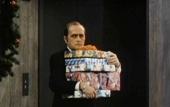 Bob Newhart watches the Pawpet Show