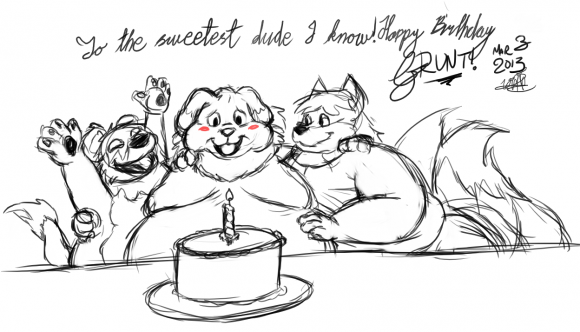 Grunt bday 2013