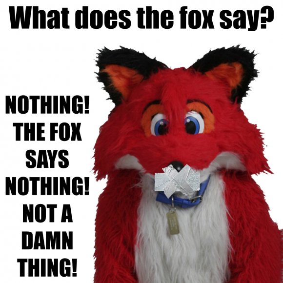 the fox said nothing