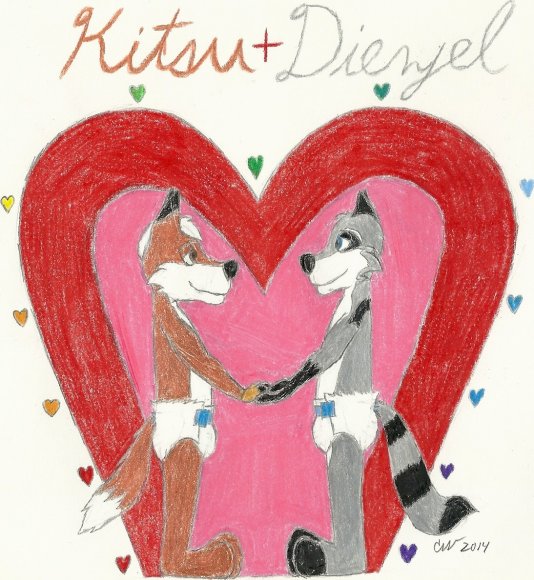 Diezel and Kitsu's First Valentiens Day