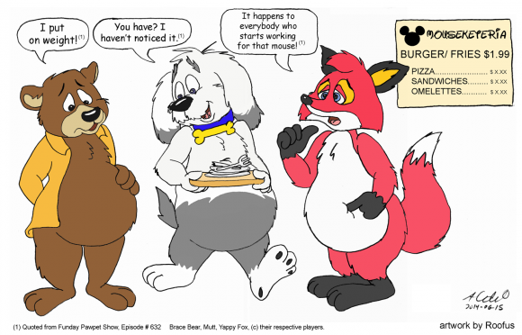 2014-06-15_Roofus_01 Mouseketeria is fattening