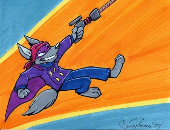 Lupine Assassin Darkwing Duck Anthrocon 2014