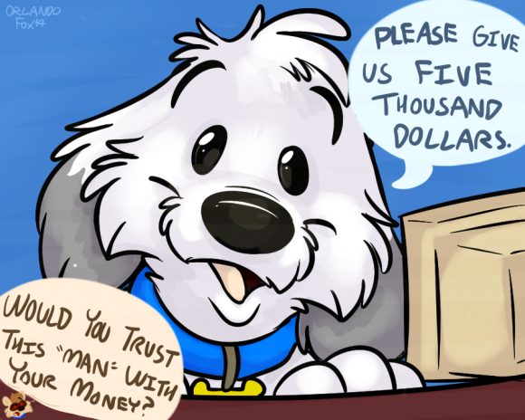 OrlandoFox - Trust this dog with your funds