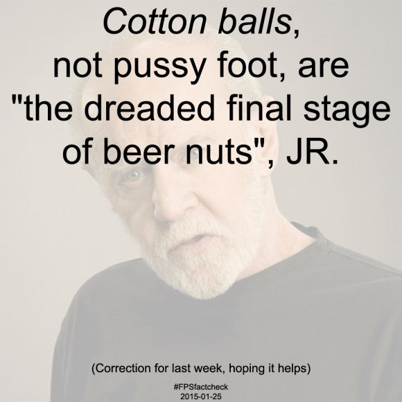 Beer Nuts Factcheck