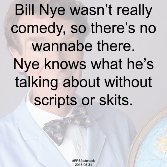 Bill Nye Factcheck