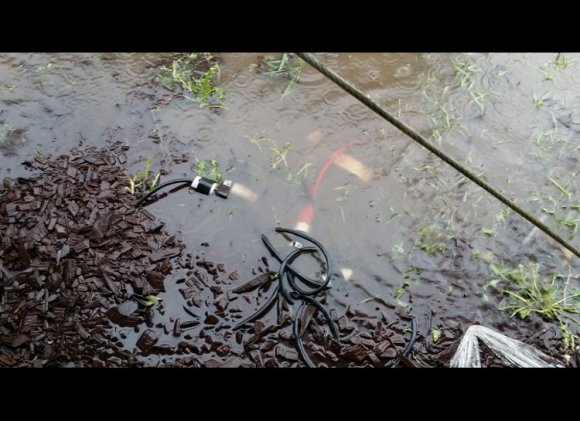 Never Use Electricity Near Water