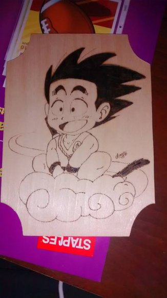 lawrence correia - WoodBurntKidGoku