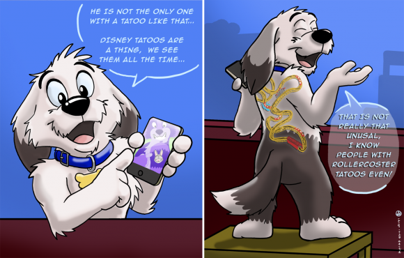 Y B - mutt-Star-tatoo