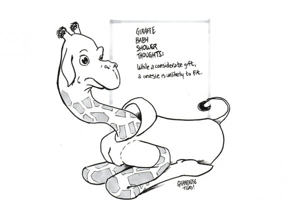 Grandiose Toad - Giraffe Baby Shower Thoughts