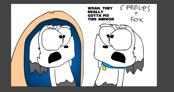 The Crispity Crunchity Sonic Fan - mirror