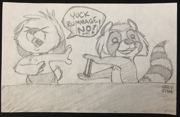 Oreo Fish - artjamyuck