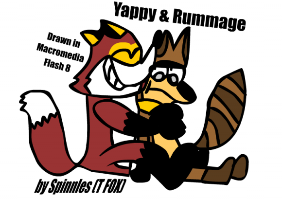 SpinnlesDaMoron LAST_NAME XD - yappy and rummage