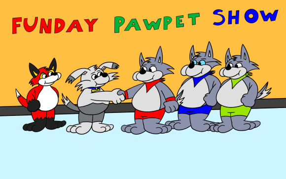 The Belly Bros on the Funday Pawpet Show Twisted Studio